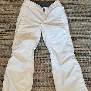 Women's XS/S Columbia Insulated Omni-Tech Ski/Snowboard Pants -- White